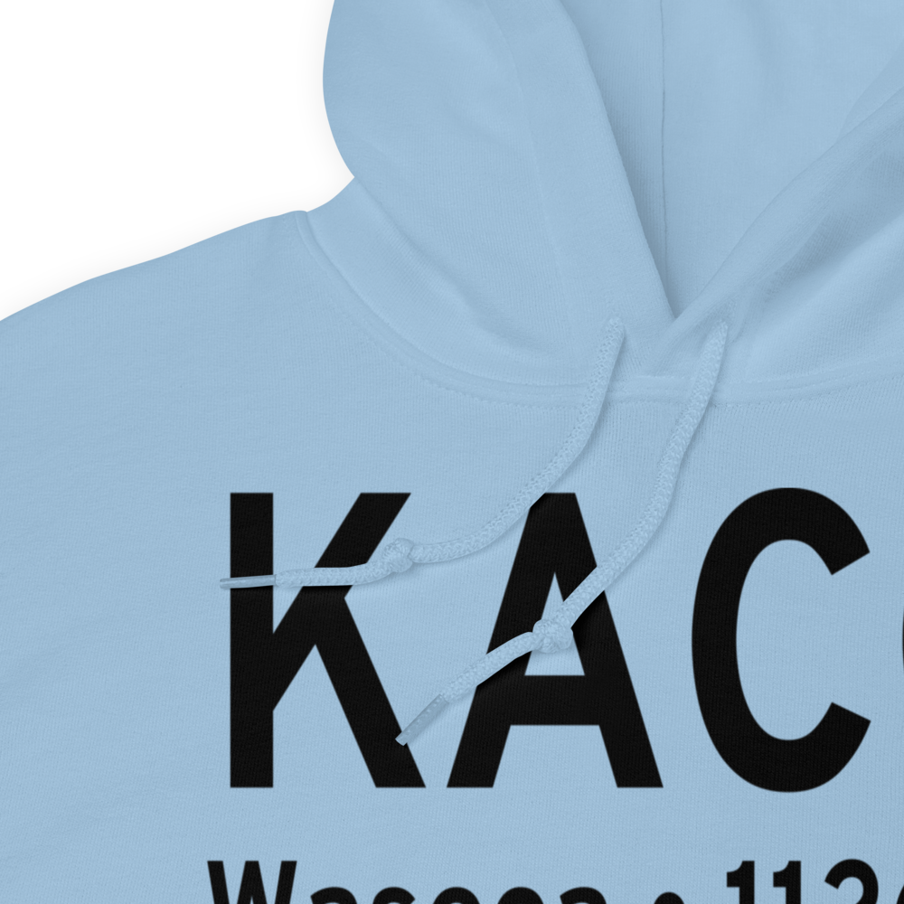 Waseca Municipal Airport (KACQ) ICAO Hoodie Sweatshirt 
