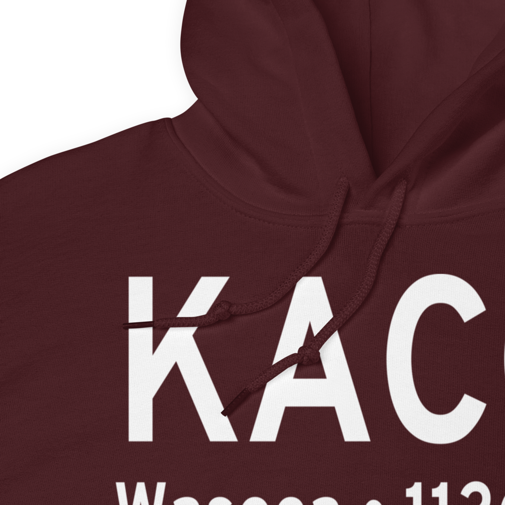 Waseca Municipal Airport (KACQ) ICAO Hoodie Sweatshirt 
