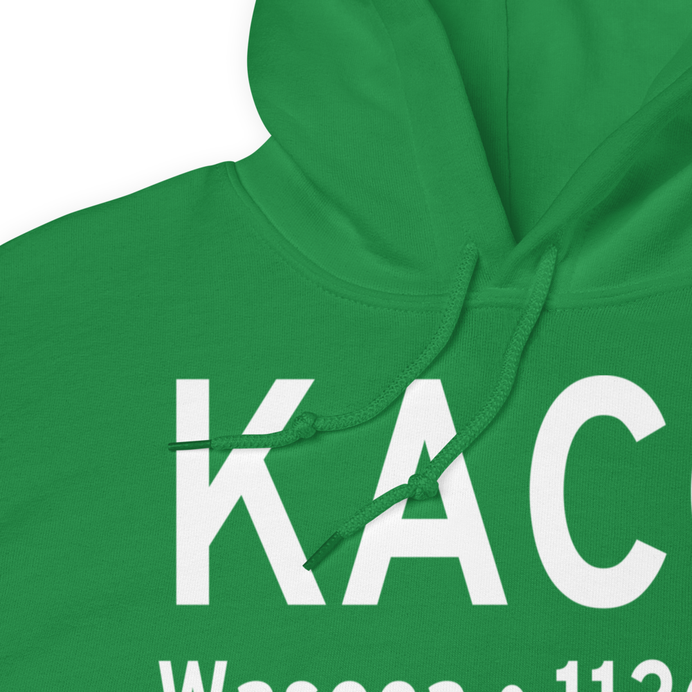 Waseca Municipal Airport (KACQ) ICAO Hoodie Sweatshirt 