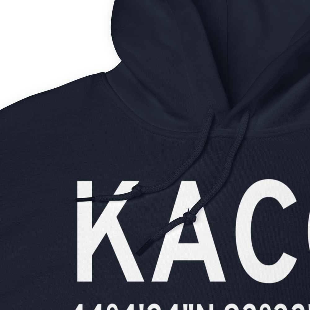 Waseca Municipal Airport (KACQ) ICAO Hoodie Sweatshirt 