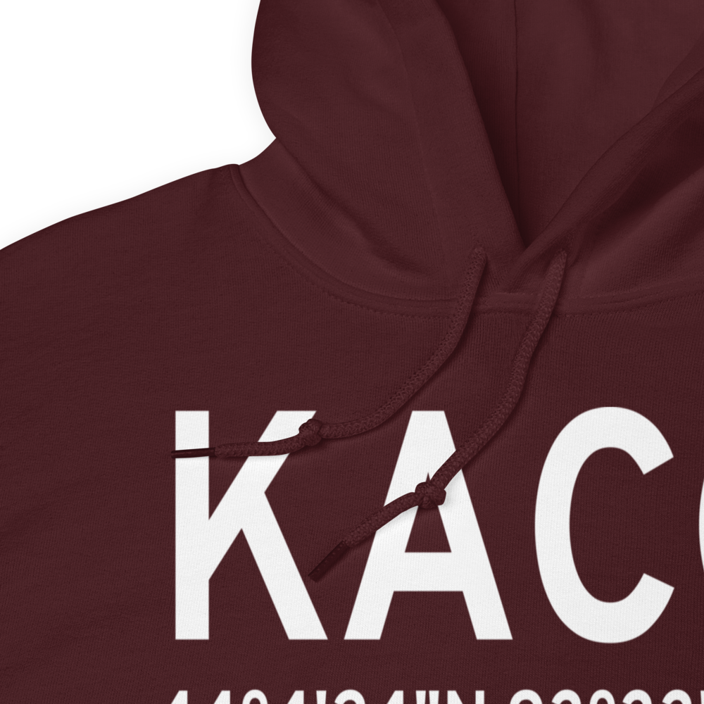 Waseca Municipal Airport (KACQ) ICAO Hoodie Sweatshirt 