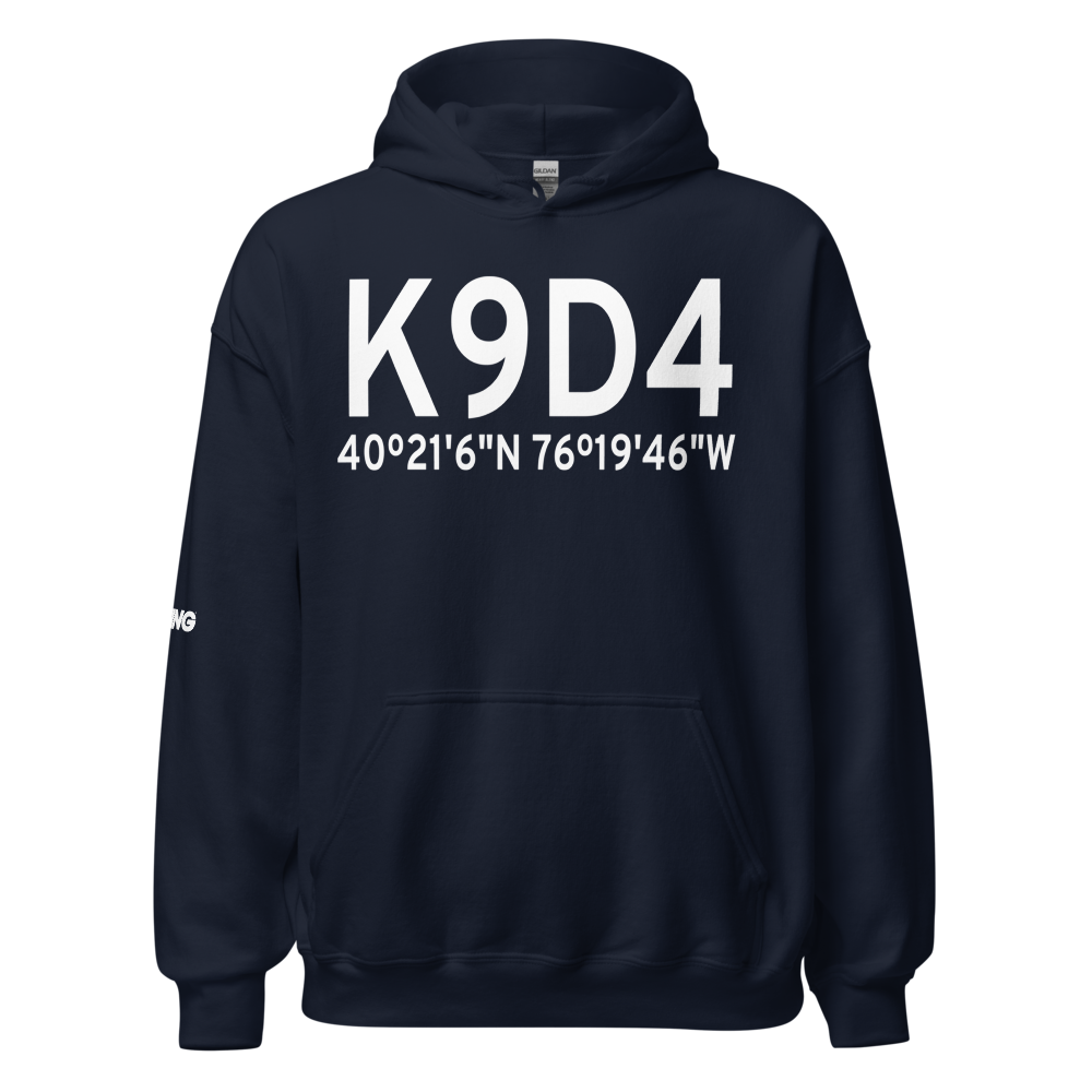 Deck Airport (K9D4) ICAO Hoodie Sweatshirt 