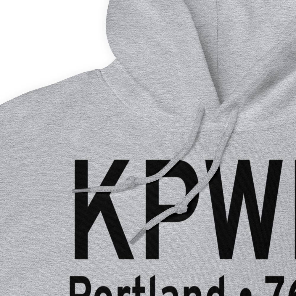 Portland International Jetport (KPWM) ICAO Hoodie Sweatshirt 