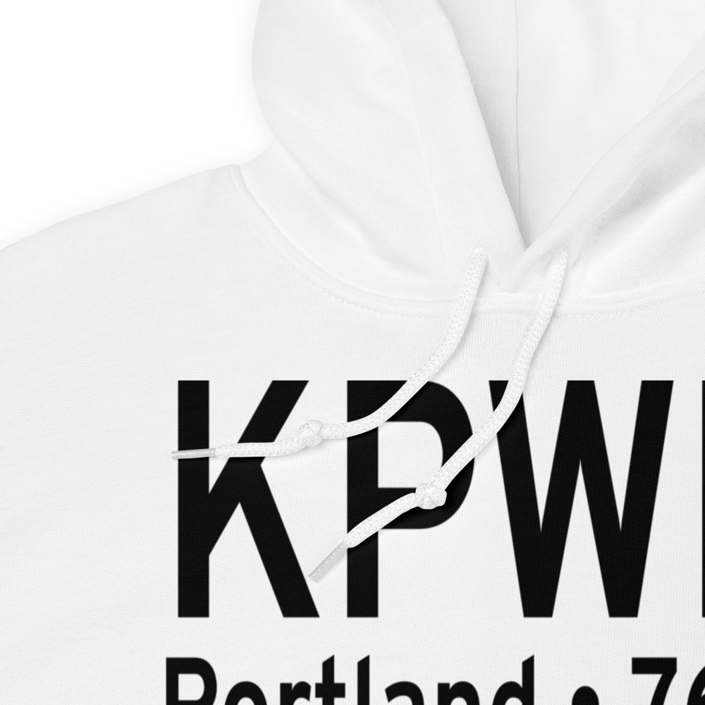 Portland International Jetport (KPWM) ICAO Hoodie Sweatshirt 