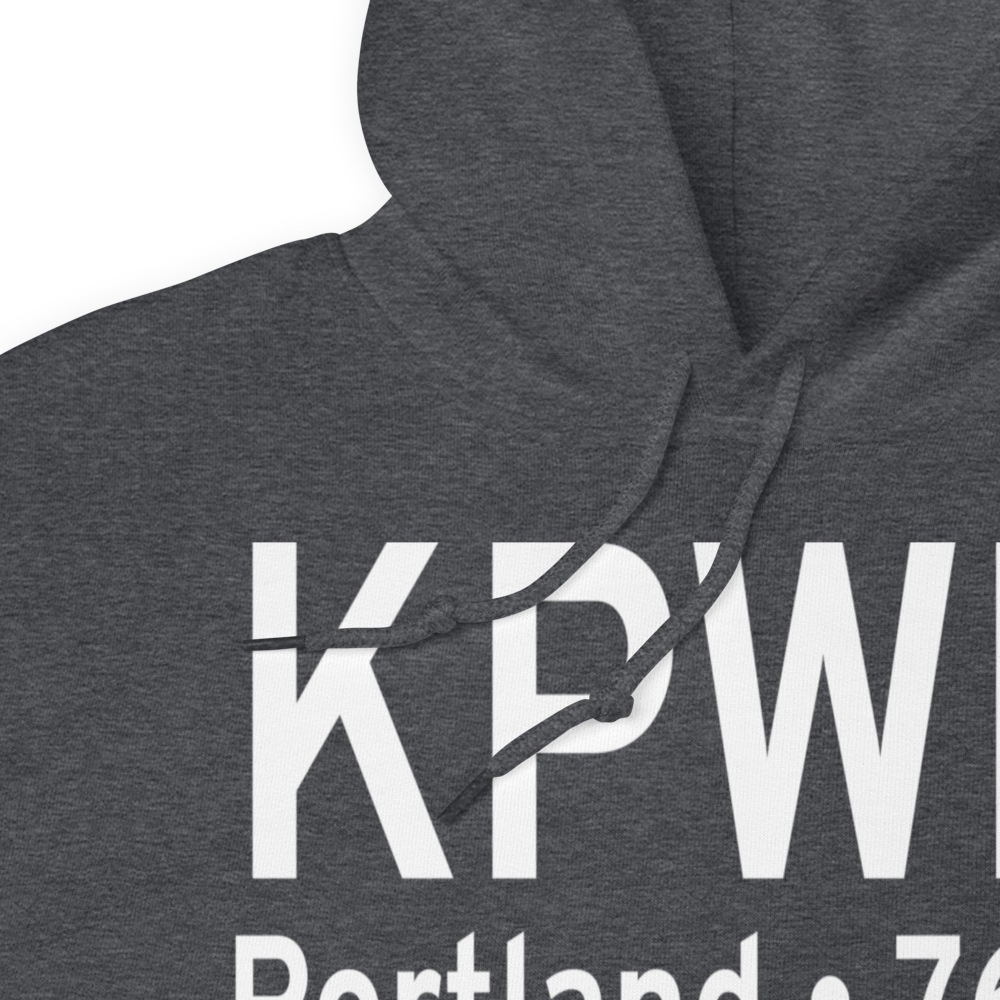 Portland International Jetport (KPWM) ICAO Hoodie Sweatshirt 