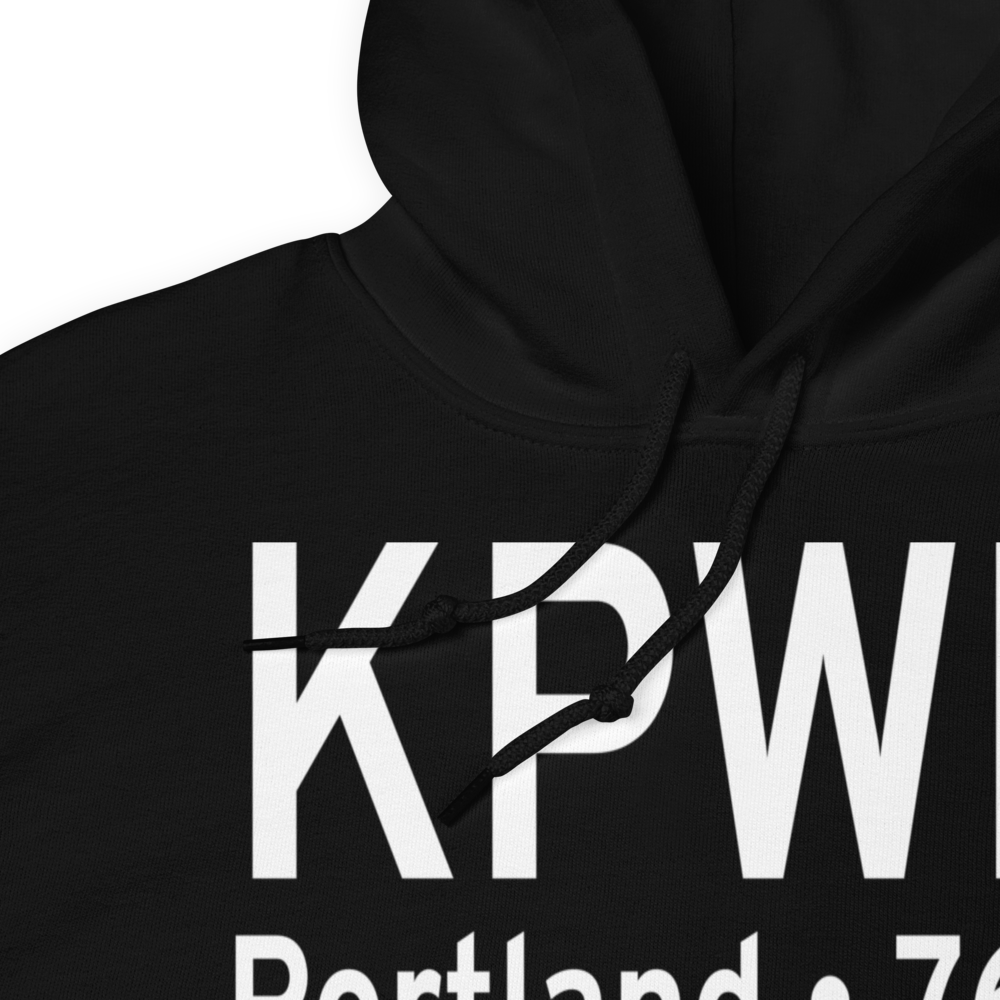 Portland International Jetport (KPWM) ICAO Hoodie Sweatshirt 