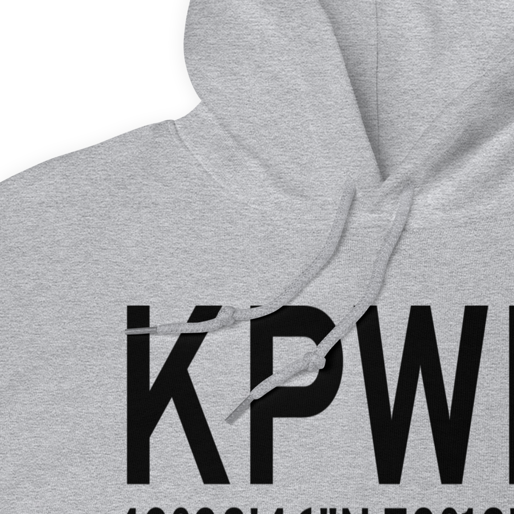 Portland International Jetport (KPWM) ICAO Hoodie Sweatshirt 