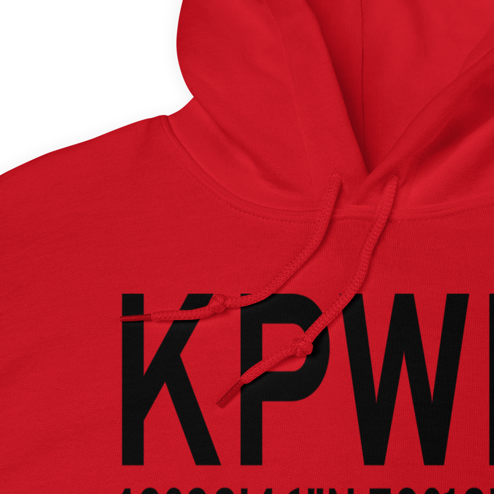 Portland International Jetport (KPWM) ICAO Hoodie Sweatshirt 