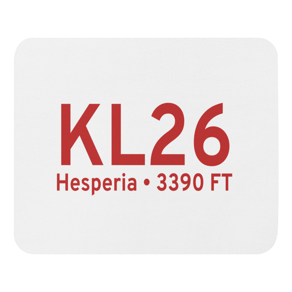 Hesperia Airport (KL26) ICAO  Mouse Pad 