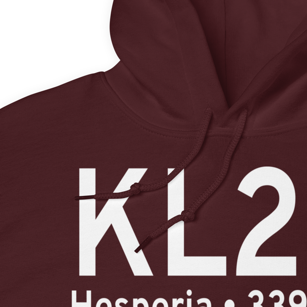 Hesperia Airport (KL26) ICAO Hoodie Sweatshirt 