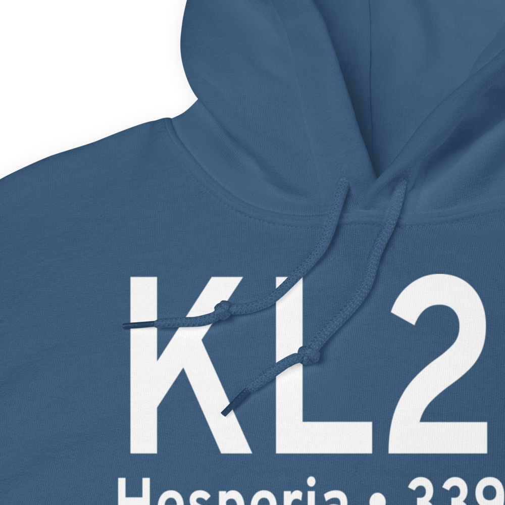 Hesperia Airport (KL26) ICAO Hoodie Sweatshirt 