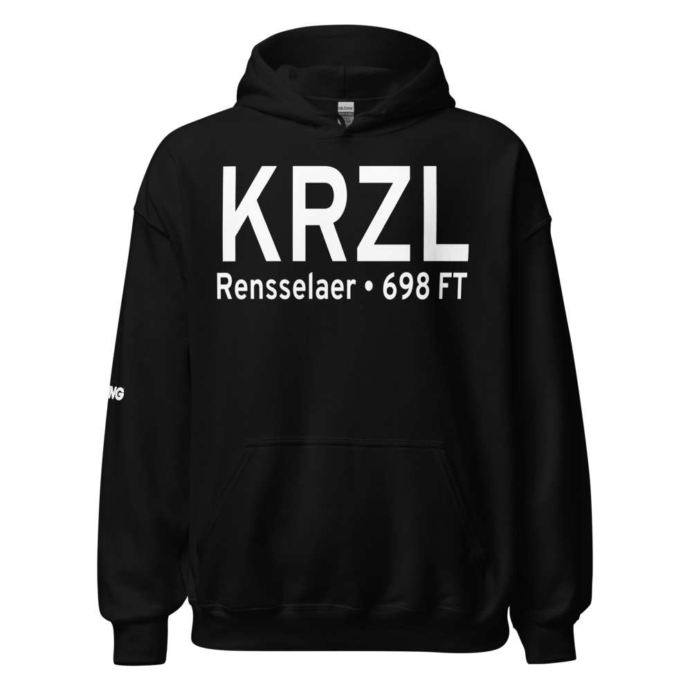 Jasper County Airport (KRZL) ICAO Hoodie Sweatshirt 