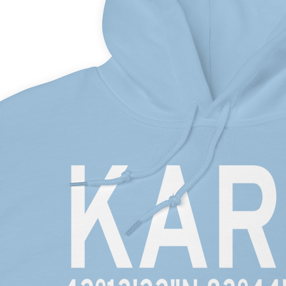 Ann Arbor Municipal Airport (KARB) ICAO Hoodie Sweatshirt 