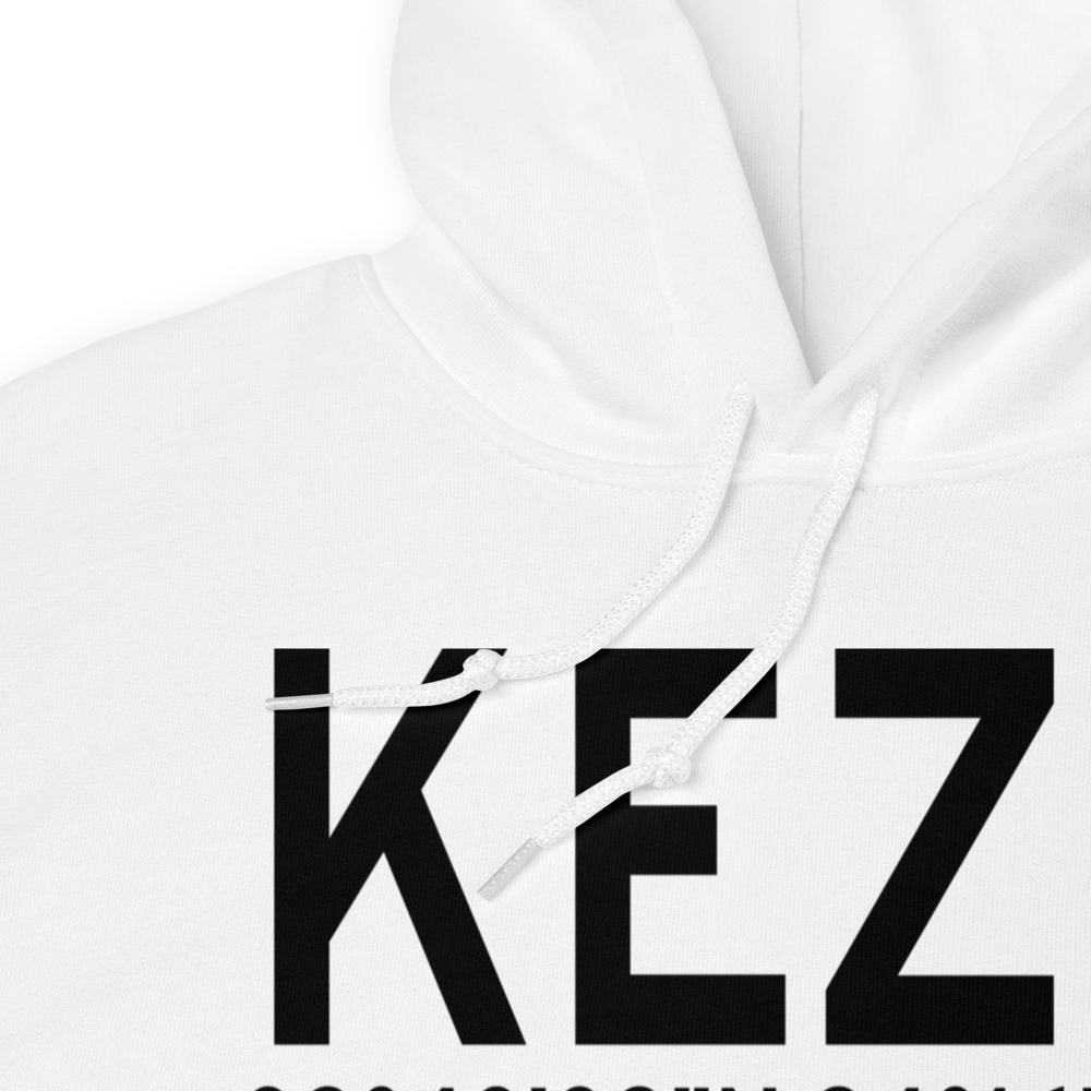 Cameron Memorial Airport (KEZZ) ICAO Hoodie Sweatshirt 