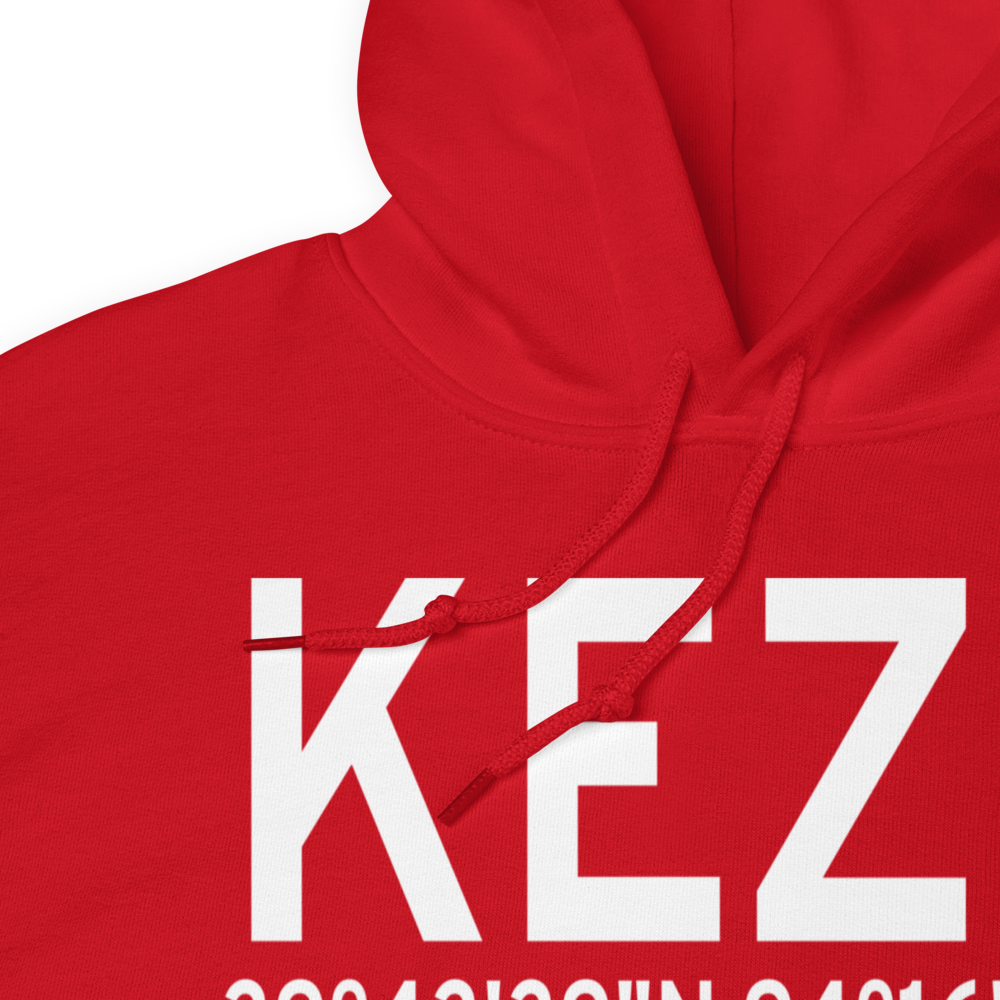 Cameron Memorial Airport (KEZZ) ICAO Hoodie Sweatshirt 