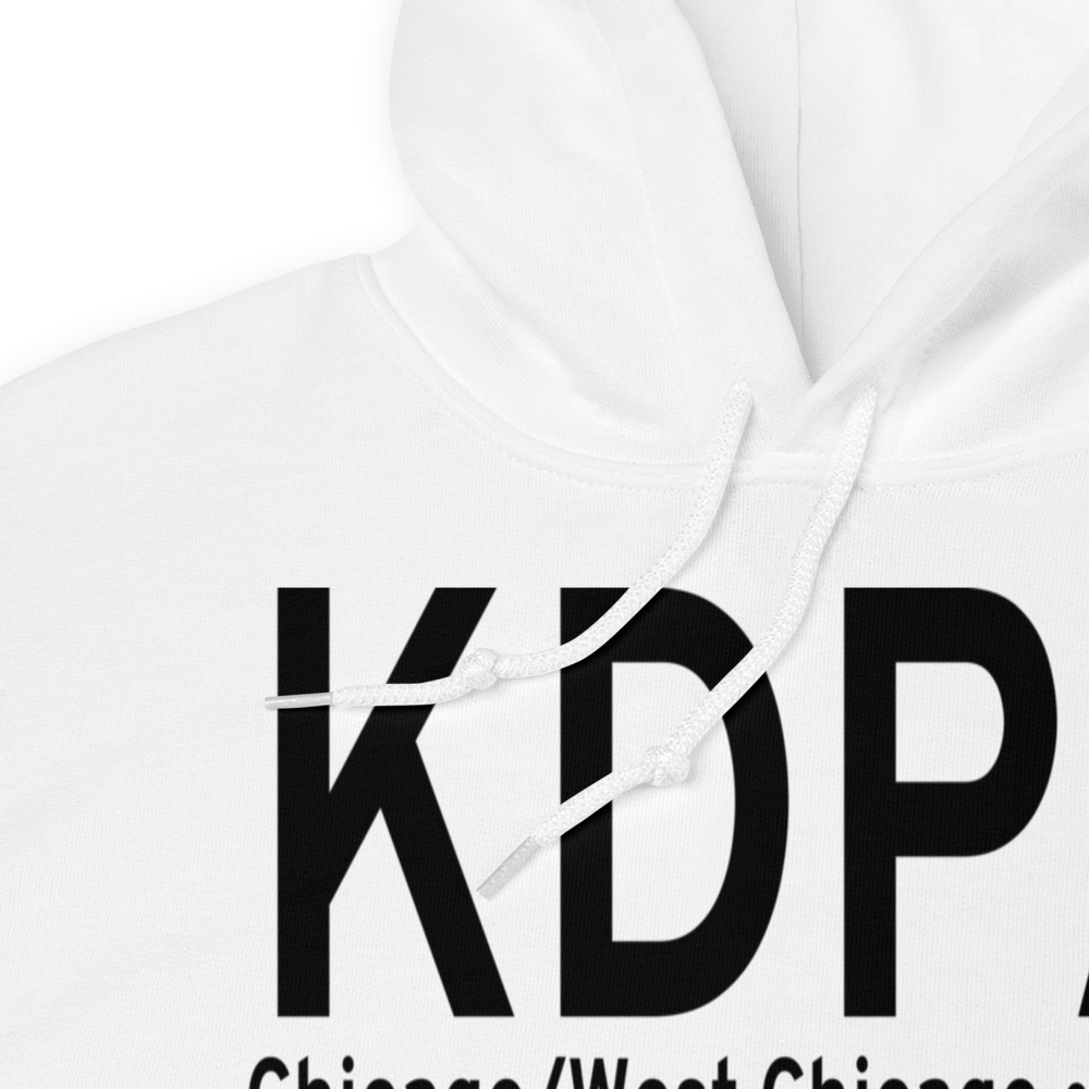 Dupage Airport (KDPA) ICAO Hoodie Sweatshirt 