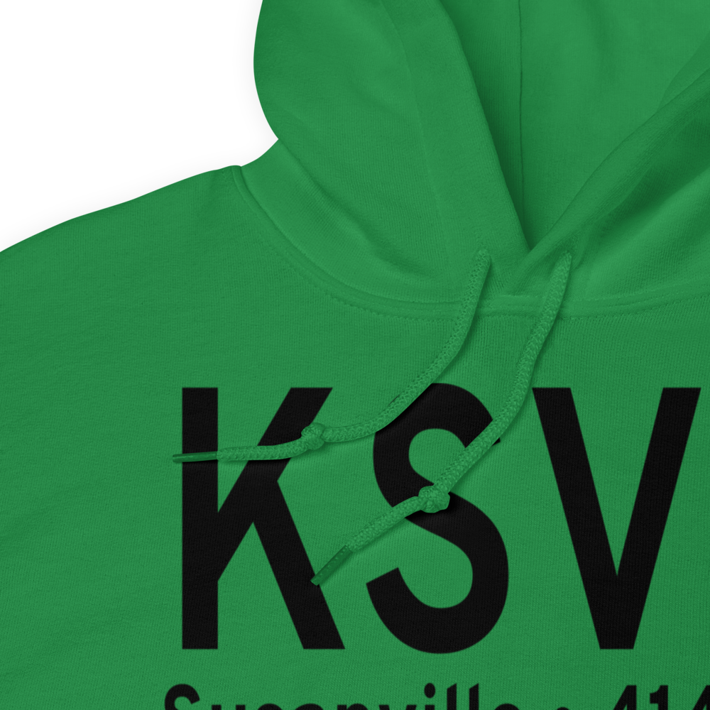 Susanville Municipal Airport (KSVE) ICAO Hoodie Sweatshirt 