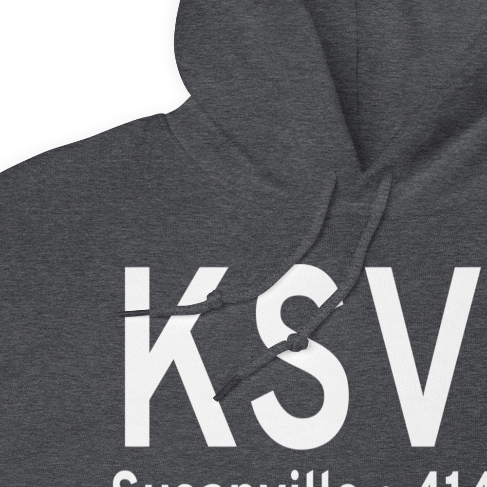 Susanville Municipal Airport (KSVE) ICAO Hoodie Sweatshirt 