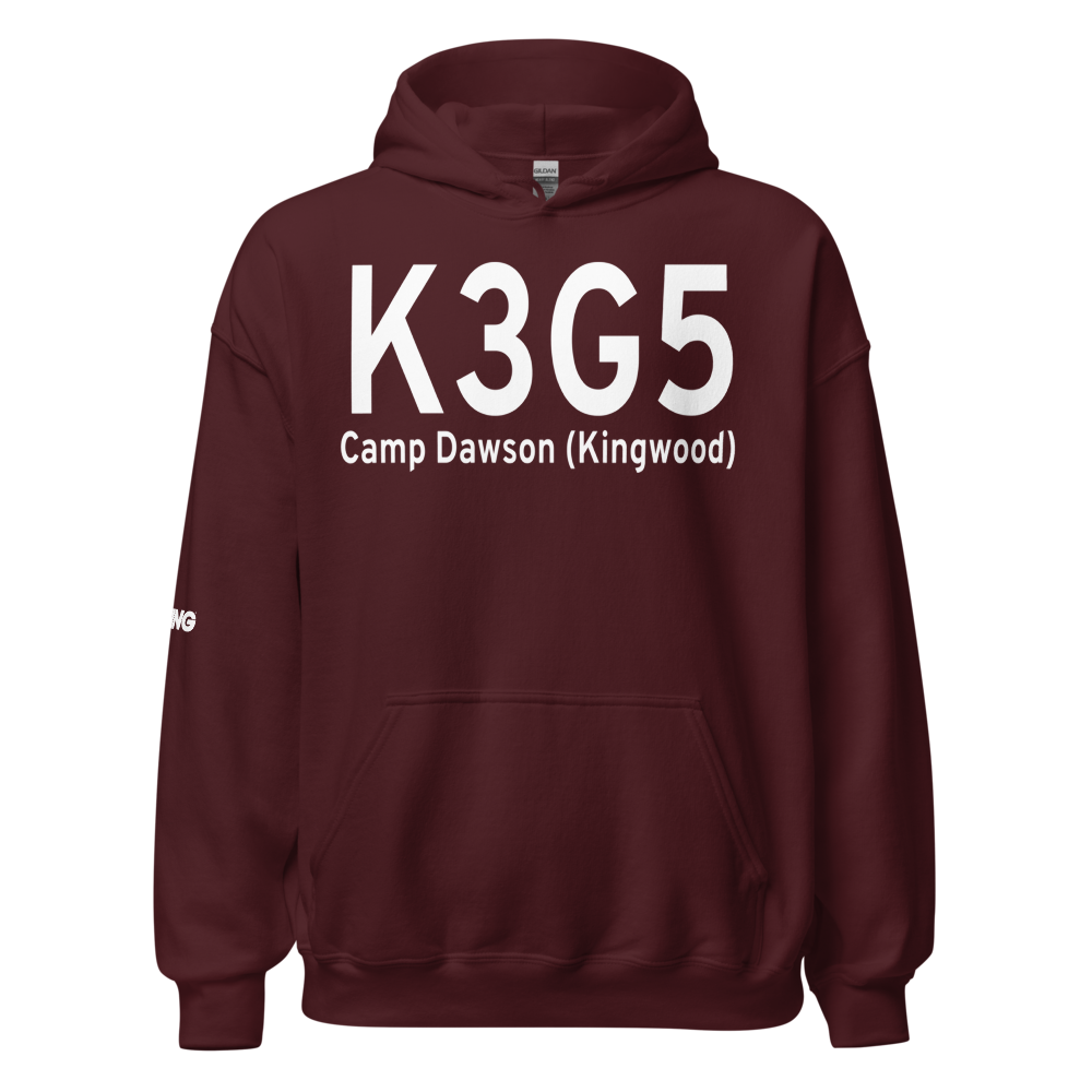 Dawson Army Air Field (K3G5) ICAO Hoodie Sweatshirt 