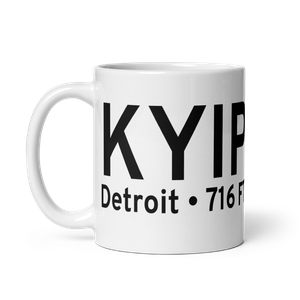 Willow Run Airport (KYIP) ICAO Mug