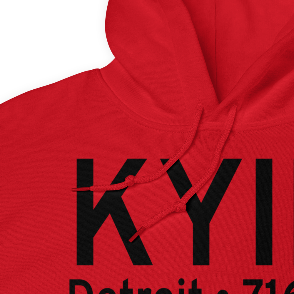 Willow Run Airport (KYIP) ICAO Hoodie Sweatshirt 
