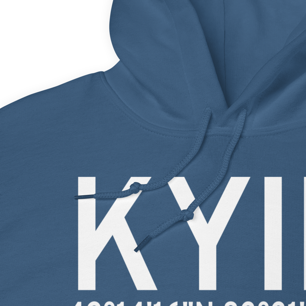 Willow Run Airport (KYIP) ICAO Hoodie Sweatshirt 