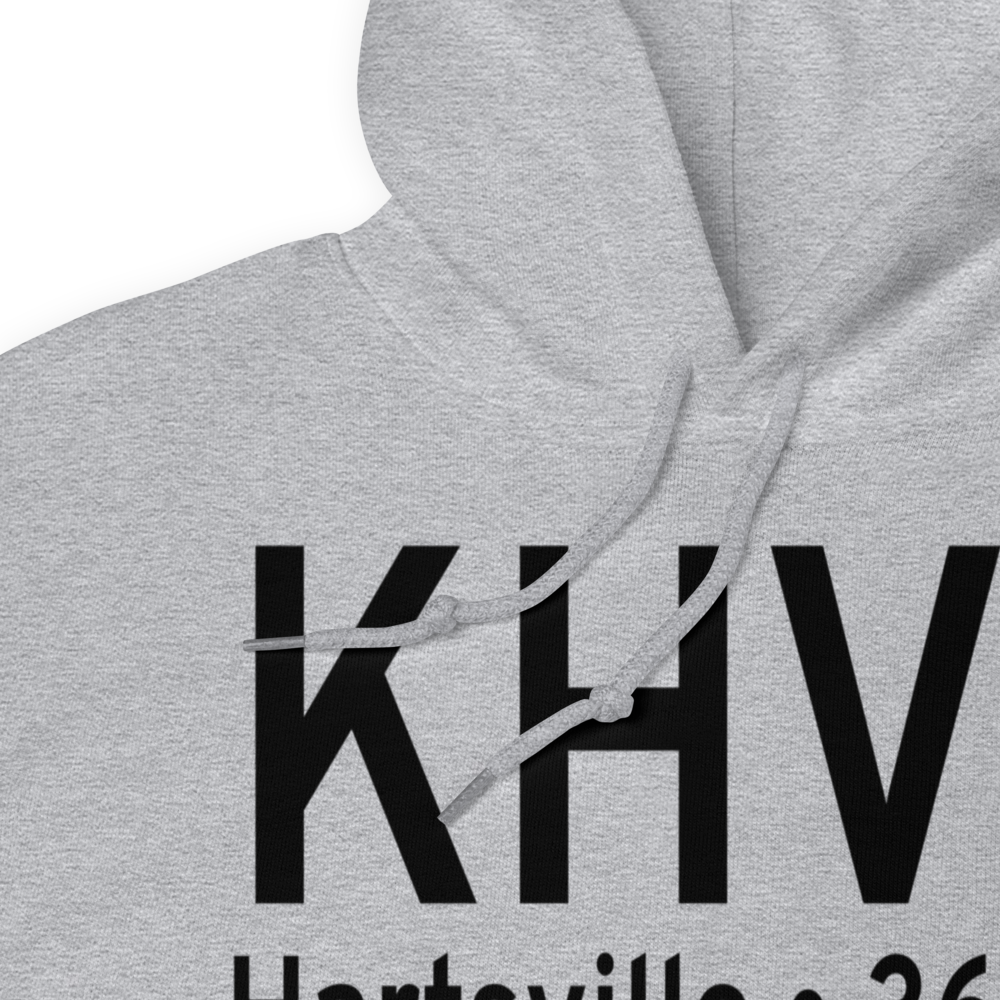 Hartsville Regional Airport (KHVS) ICAO Hoodie Sweatshirt 