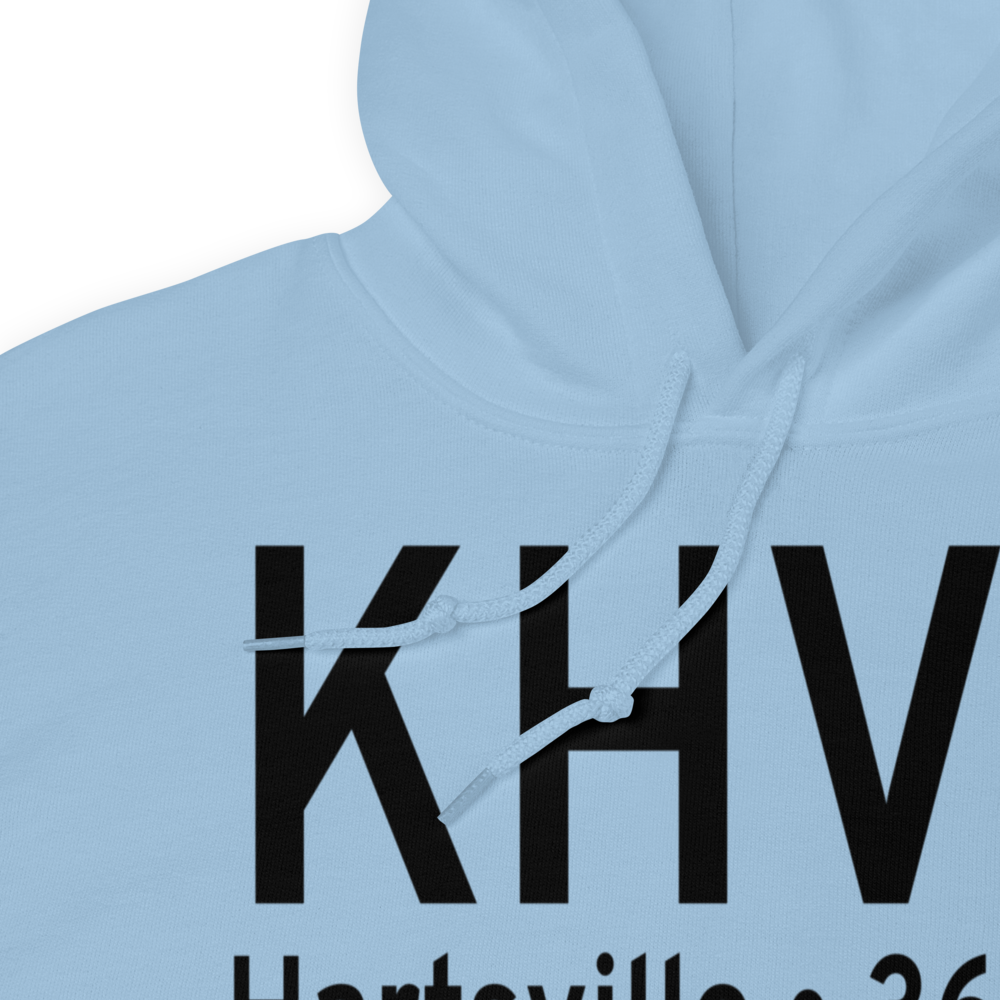 Hartsville Regional Airport (KHVS) ICAO Hoodie Sweatshirt 