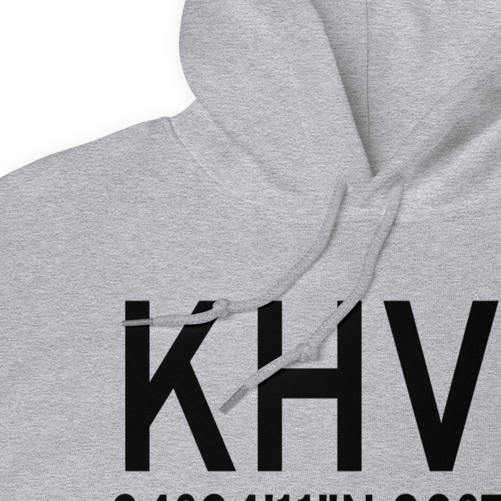 Hartsville Regional Airport (KHVS) ICAO Hoodie Sweatshirt 