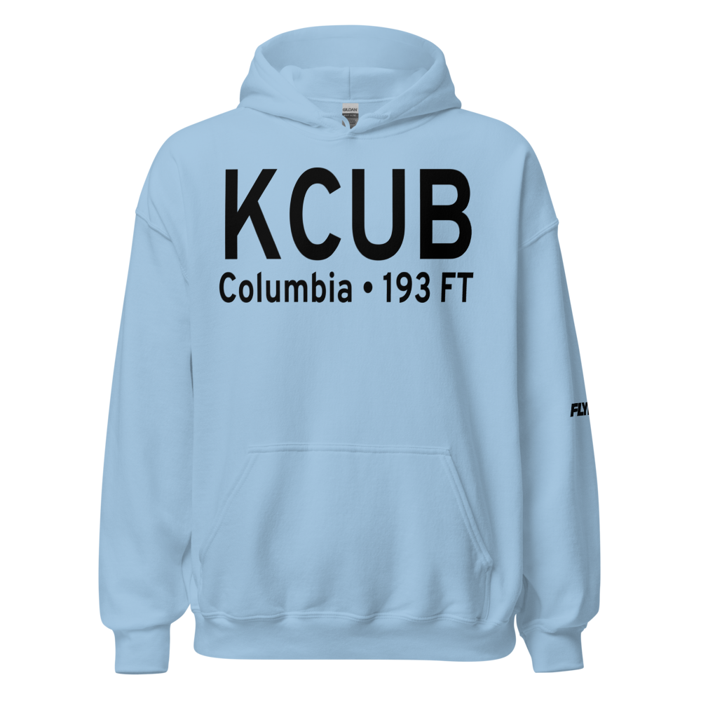 Jim Hamilton L.B. Owens Airport (KCUB) ICAO Hoodie Sweatshirt 