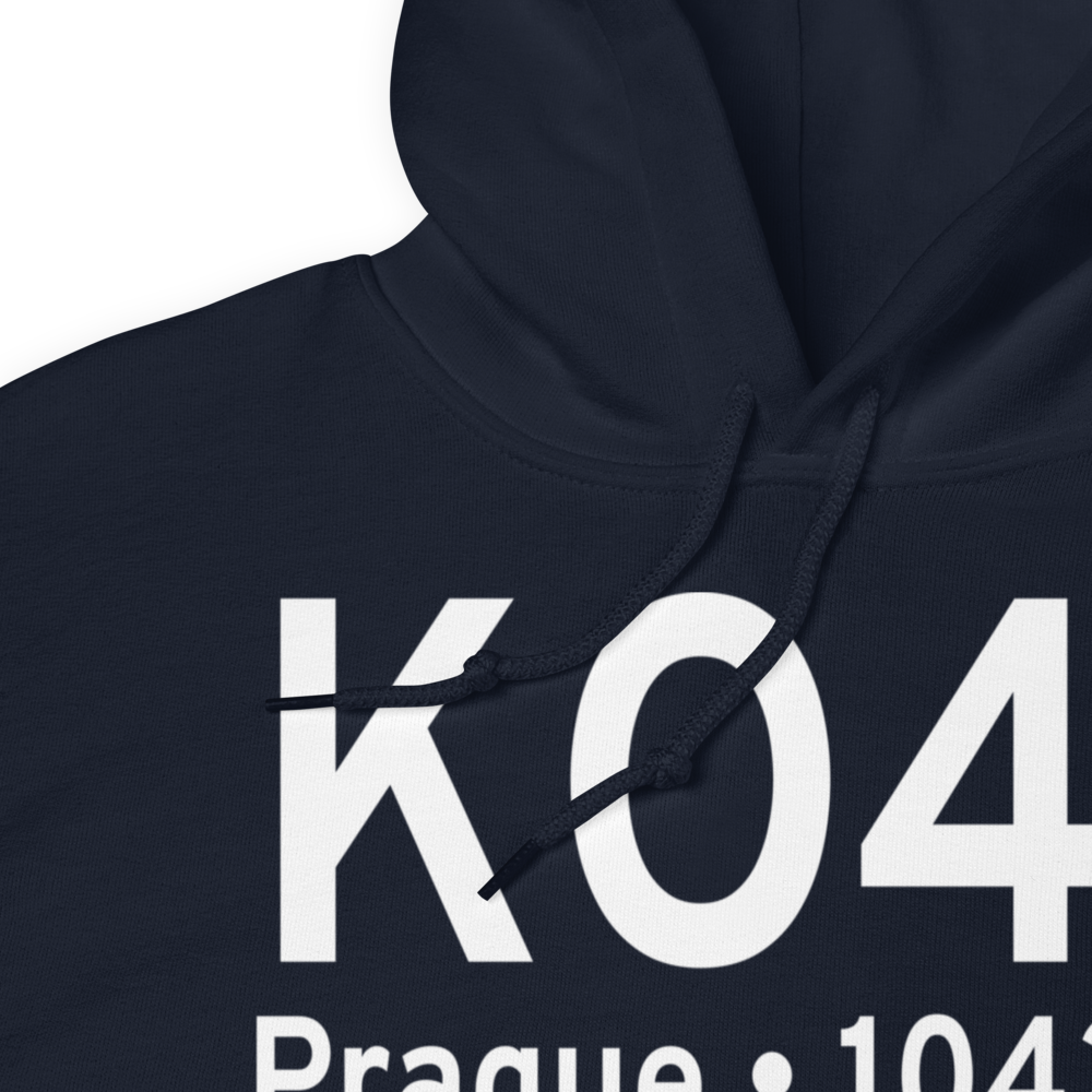 Prague Municipal Airport (KO47) ICAO Hoodie Sweatshirt 