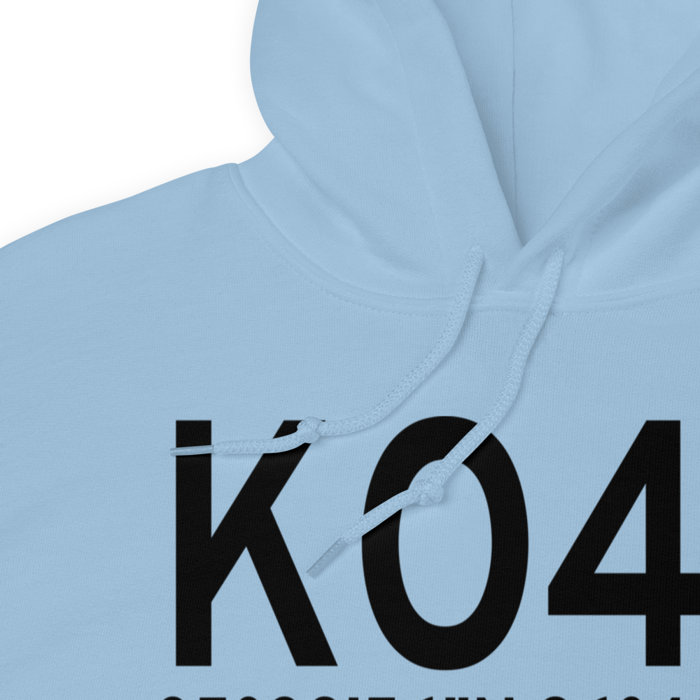 Prague Municipal Airport (KO47) ICAO Hoodie Sweatshirt 