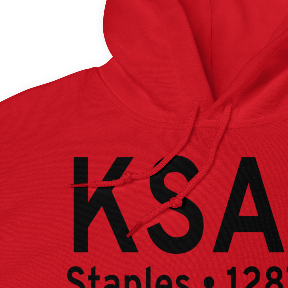 Staples Municipal Airport (KSAZ) ICAO Hoodie Sweatshirt 