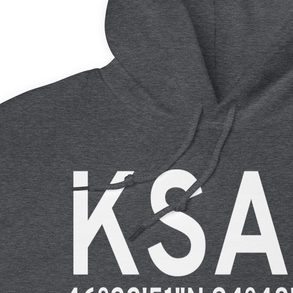 Staples Municipal Airport (KSAZ) ICAO Hoodie Sweatshirt 