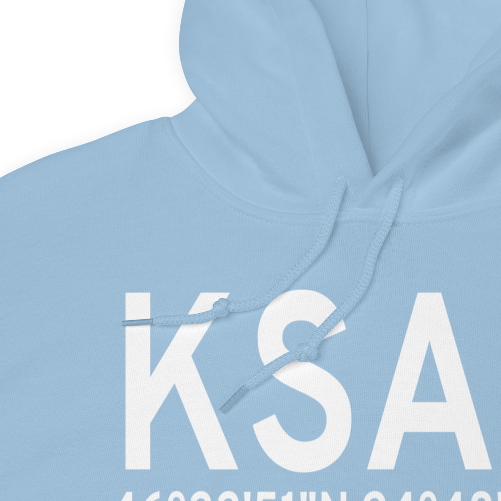 Staples Municipal Airport (KSAZ) ICAO Hoodie Sweatshirt 