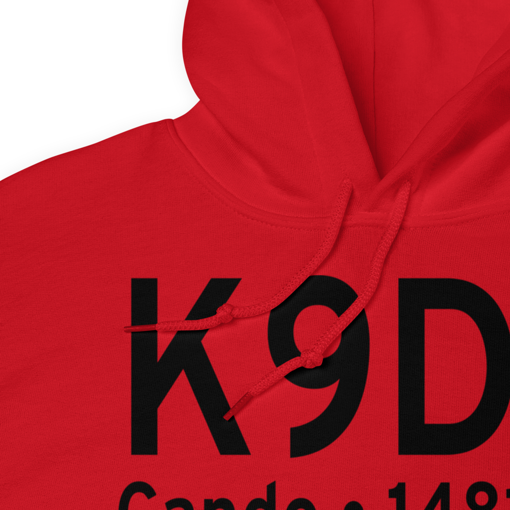 Cando Municipal Airport (K9D7) ICAO Hoodie Sweatshirt 