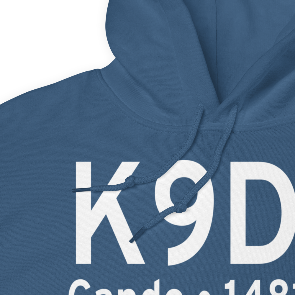 Cando Municipal Airport (K9D7) ICAO Hoodie Sweatshirt 
