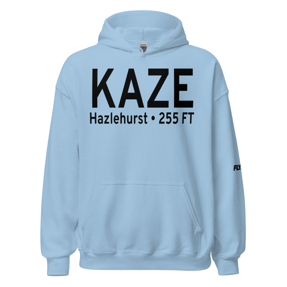 Hazlehurst Airport (KAZE) ICAO Hoodie Sweatshirt 