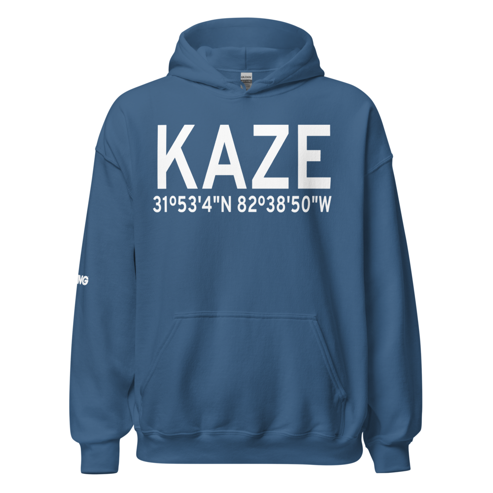 Hazlehurst Airport (KAZE) ICAO Hoodie Sweatshirt 