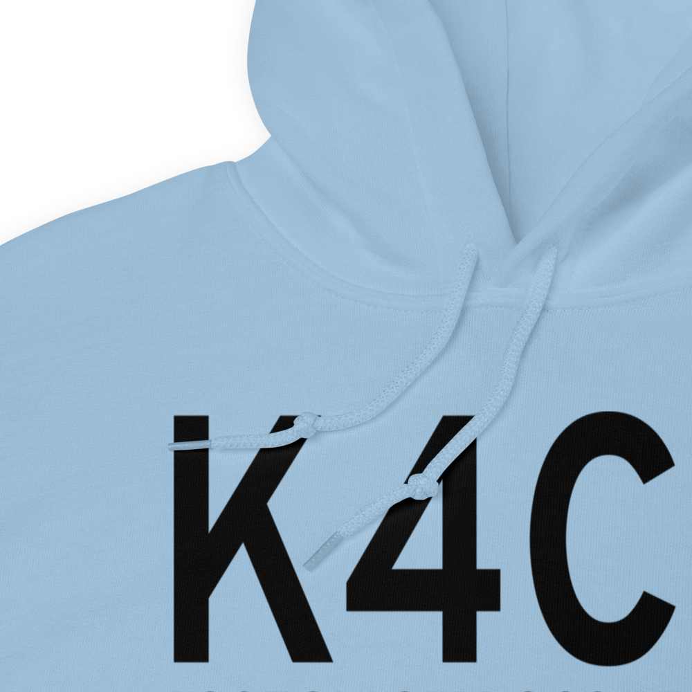 Albia Municipal Airport (K4C8) ICAO Hoodie Sweatshirt 