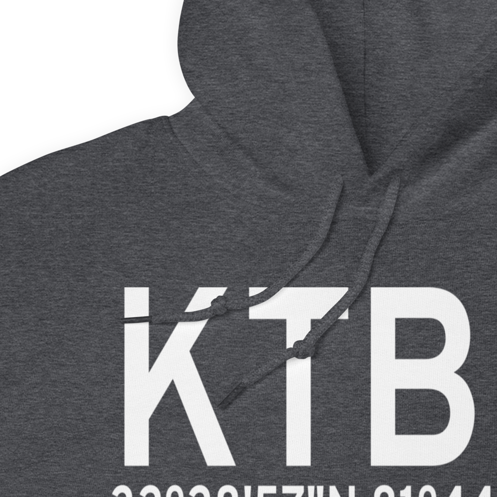 Statesboro Bulloch County Airport (KTBR) ICAO Hoodie Sweatshirt 