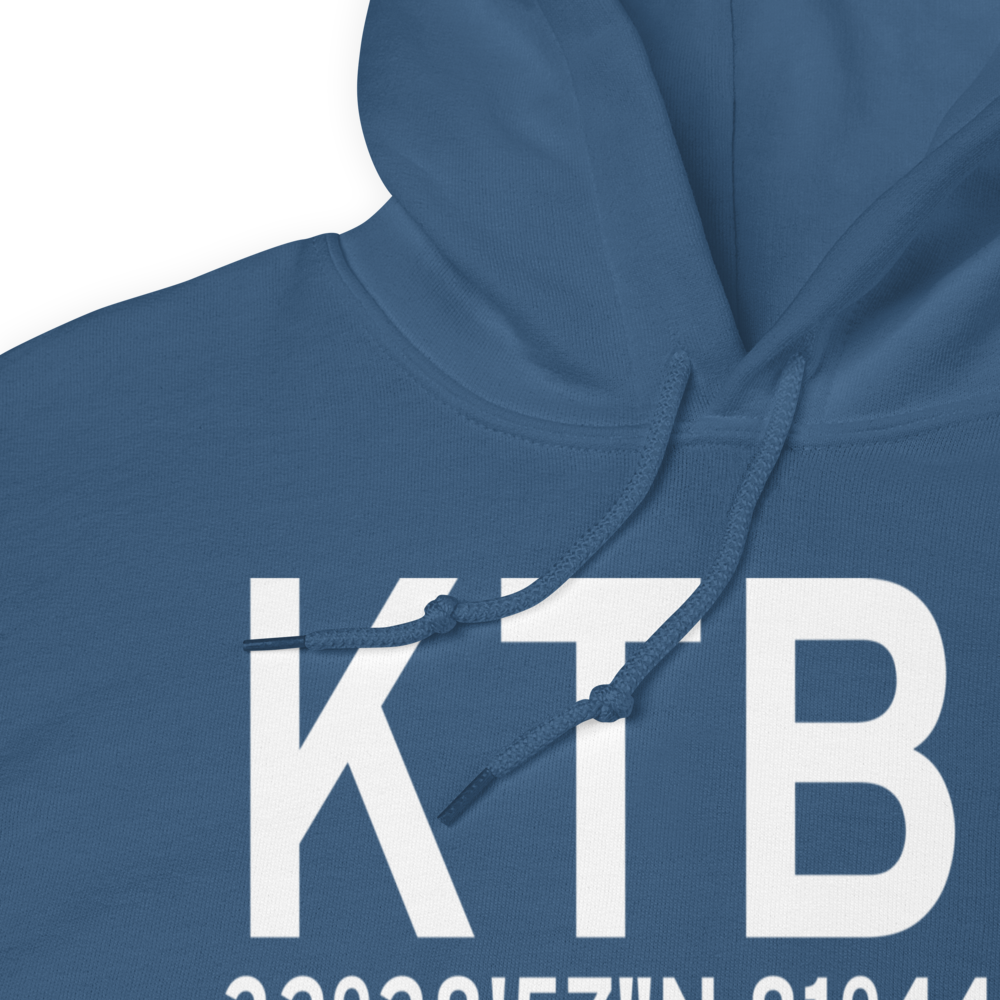 Statesboro Bulloch County Airport (KTBR) ICAO Hoodie Sweatshirt 