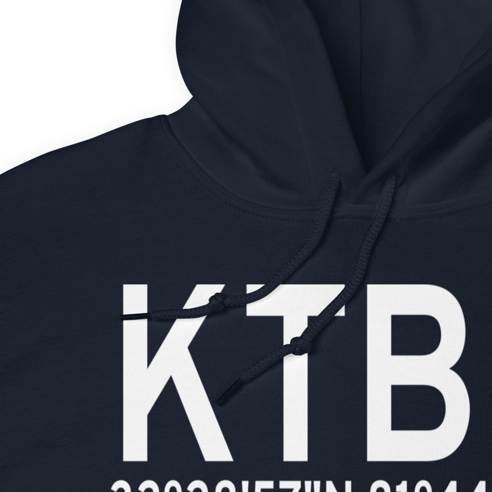 Statesboro Bulloch County Airport (KTBR) ICAO Hoodie Sweatshirt 