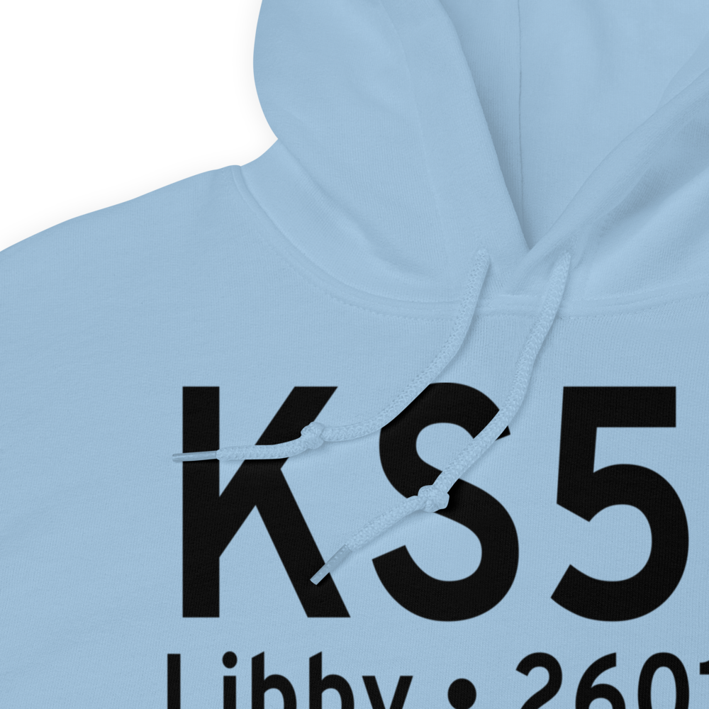 Libby Airport (KS59) ICAO Hoodie Sweatshirt 
