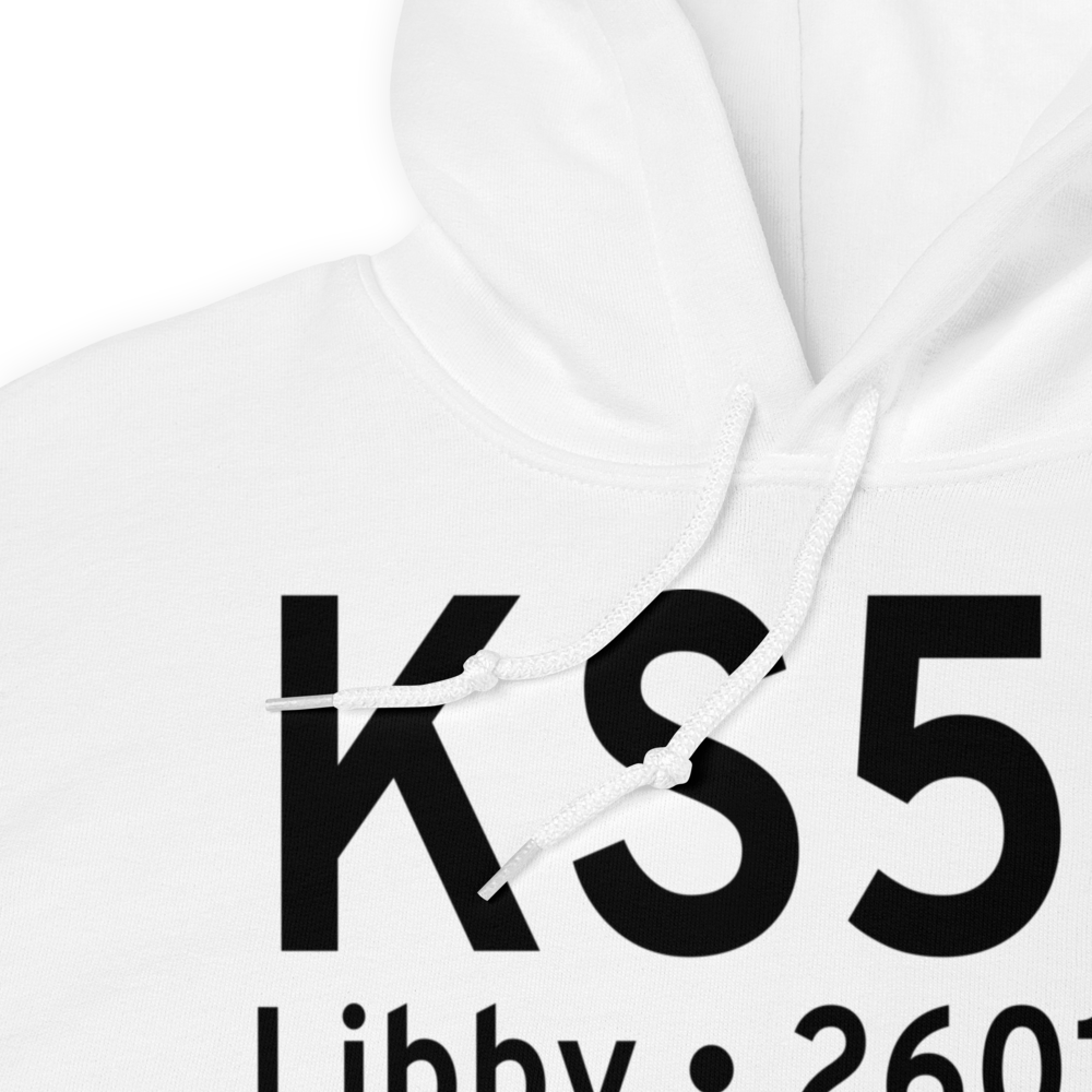 Libby Airport (KS59) ICAO Hoodie Sweatshirt 