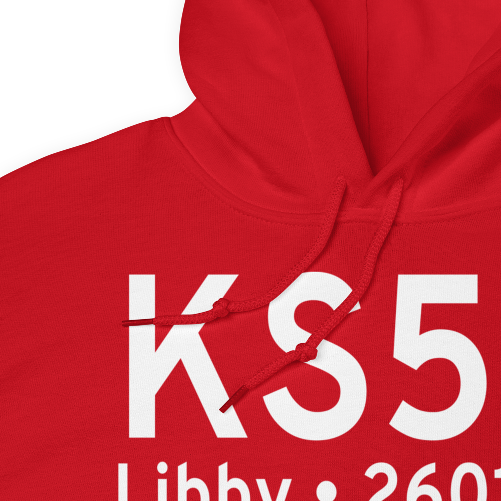 Libby Airport (KS59) ICAO Hoodie Sweatshirt 