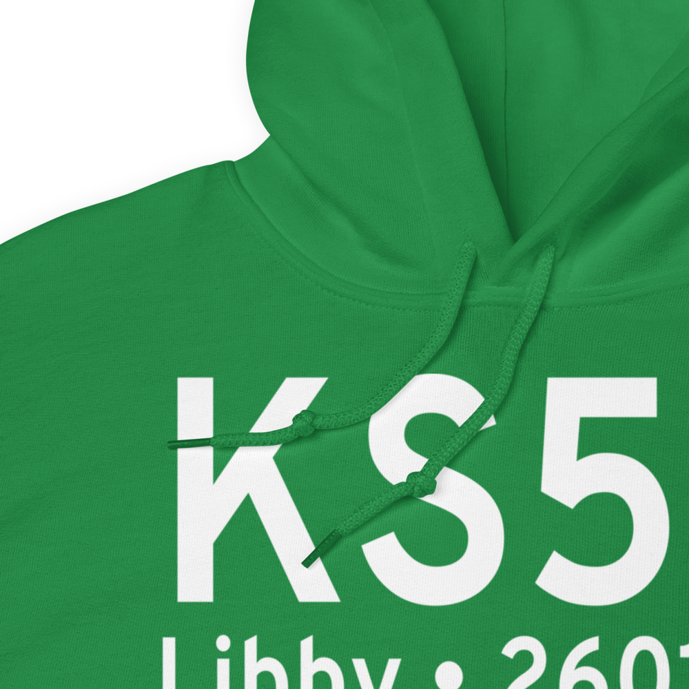 Libby Airport (KS59) ICAO Hoodie Sweatshirt 