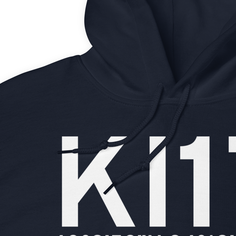 Piqua Airport-Hartzell Field (KI17) ICAO Hoodie Sweatshirt 