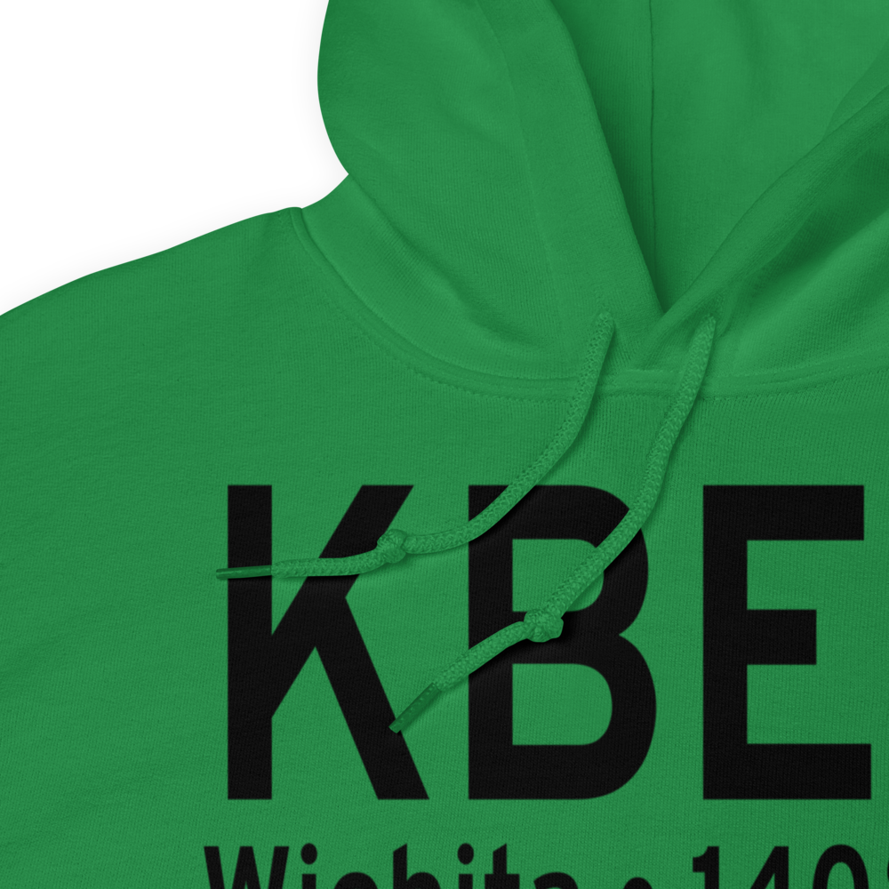 Beech Factory Airport (KBEC) ICAO Hoodie Sweatshirt 