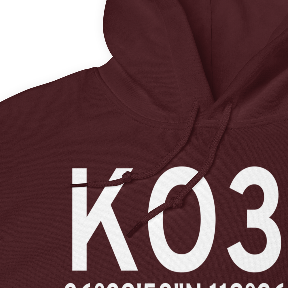 Reedley Municipal Airport (KO32) ICAO Hoodie Sweatshirt 